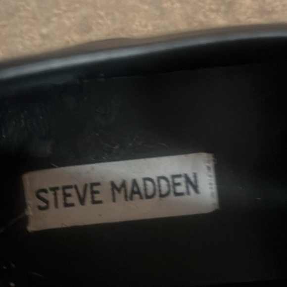 Black Steve Madden loafers size 40 - Picture 3 of 6